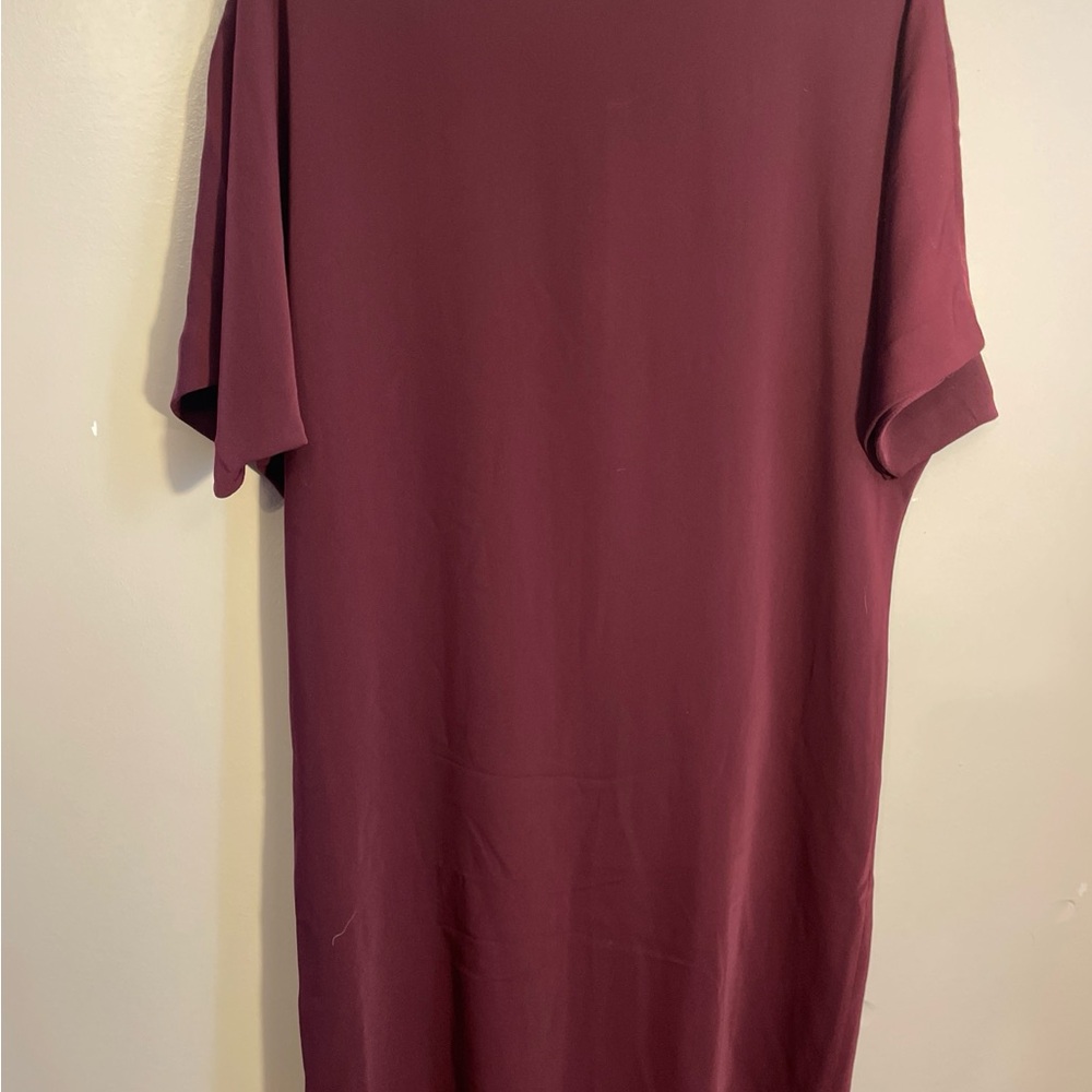 Lauren Ralph Lauren Wine Midi Dress